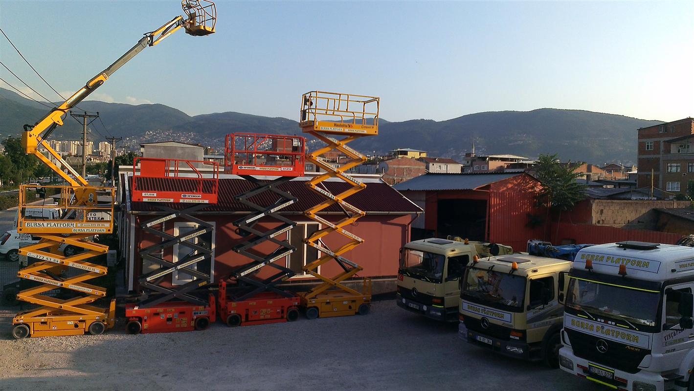 Eski�ehir Kiral�k Eklemli Platform, Makasl� Platform, Dikey Platform, Eklemli Platform, �r�mcek Platform, Sepetli Platform